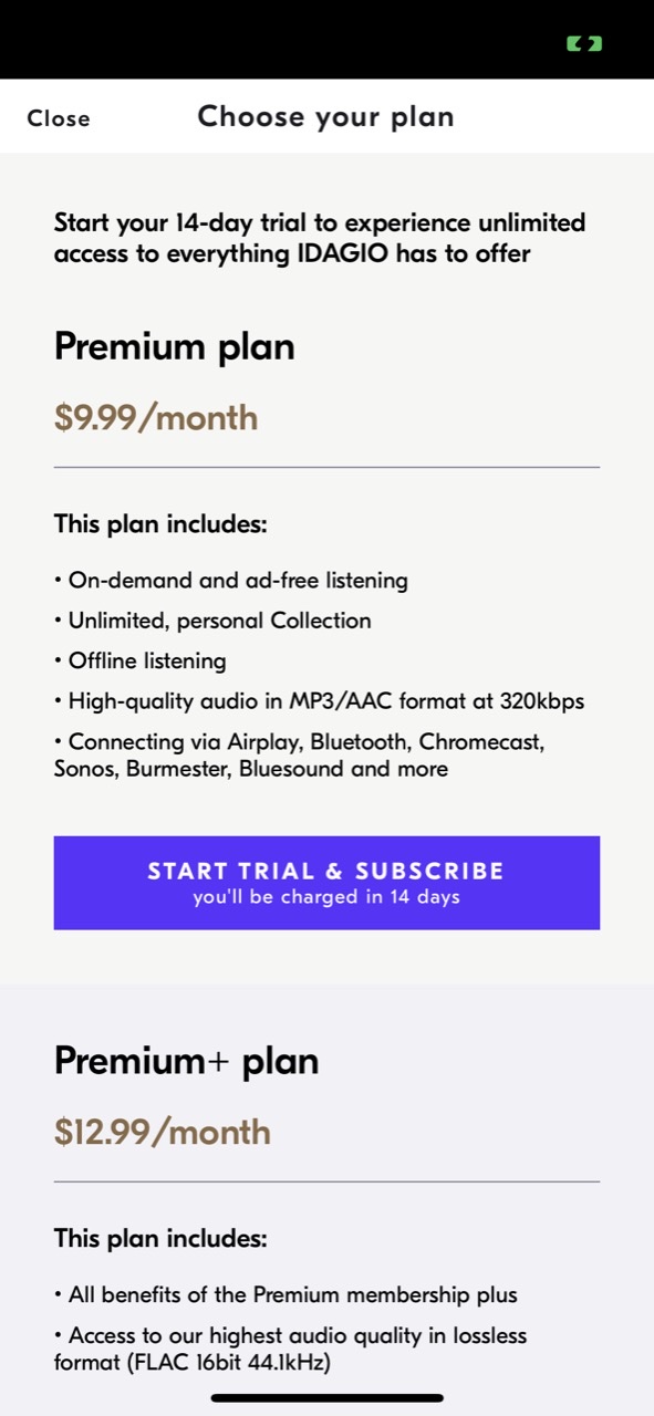 IDAGIO Stream Classical Music