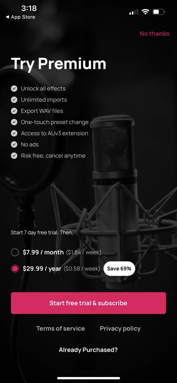 Voloco: Vocal Recording Studio