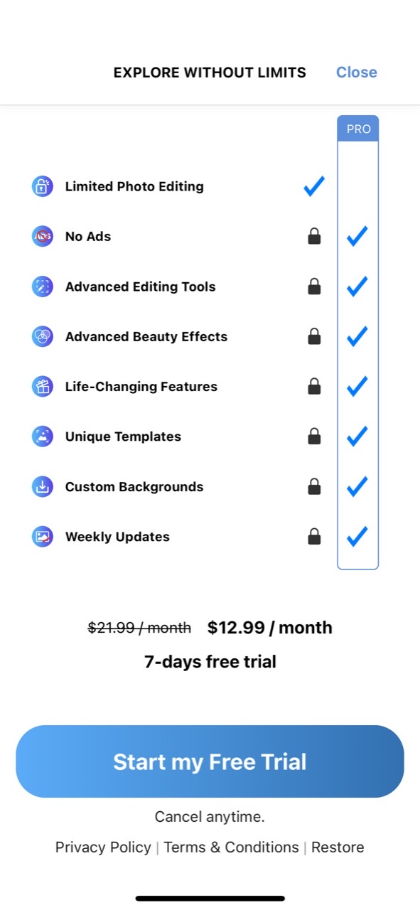 Phonty - Perfect Photo Editor