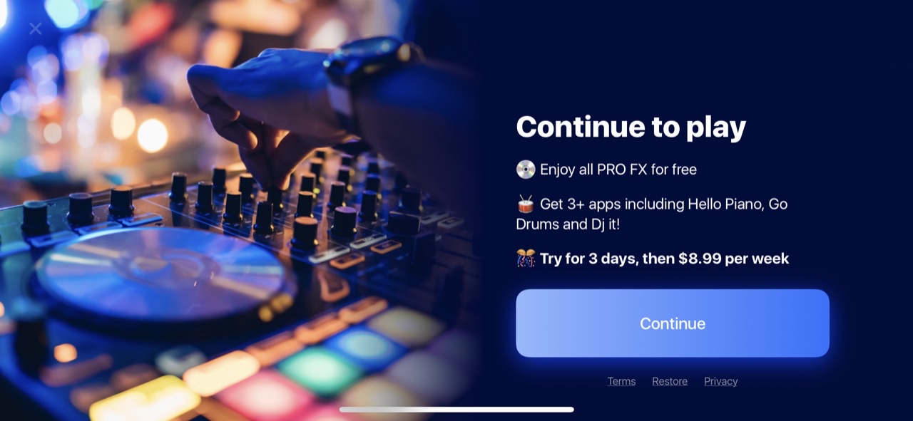 DJ it! Virtual Music Mixer app