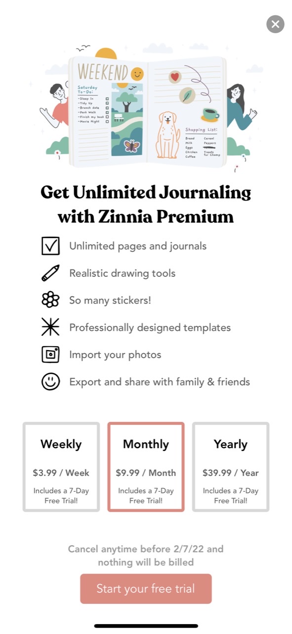 Planner & Journal - Zinnia