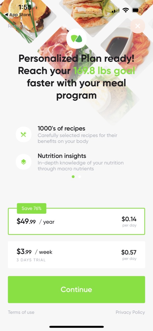Nutrition Coach: Food tracker