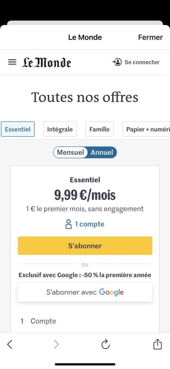Journal Le Monde