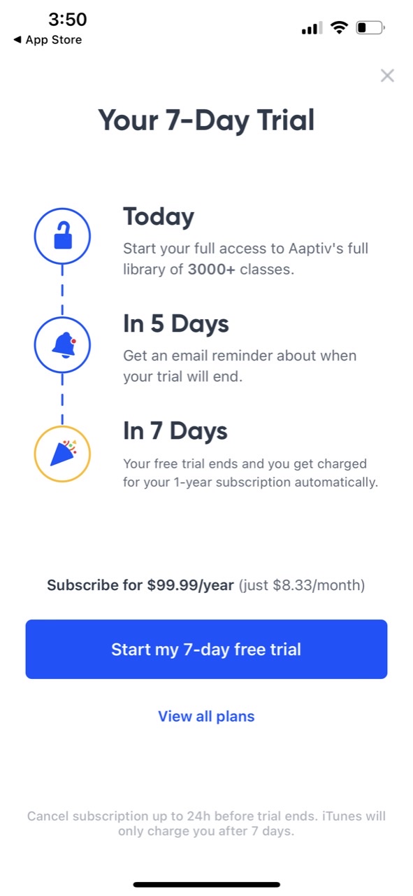 Aaptiv: #1 Audio Fitness App