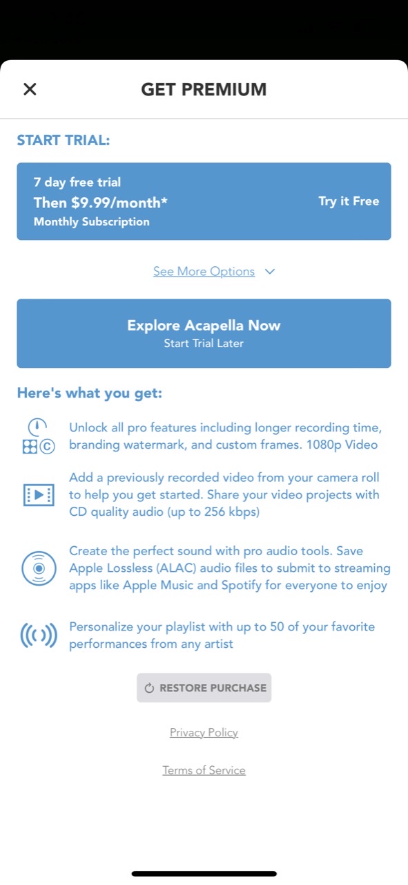 Acapella from PicPlayPost