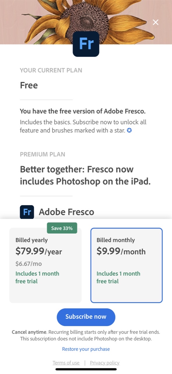 Adobe Fresco: Draw & Paint App