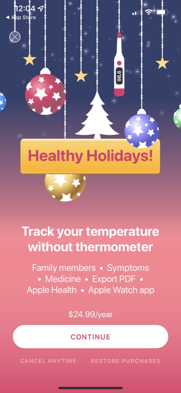 Body Temperature App For Fever