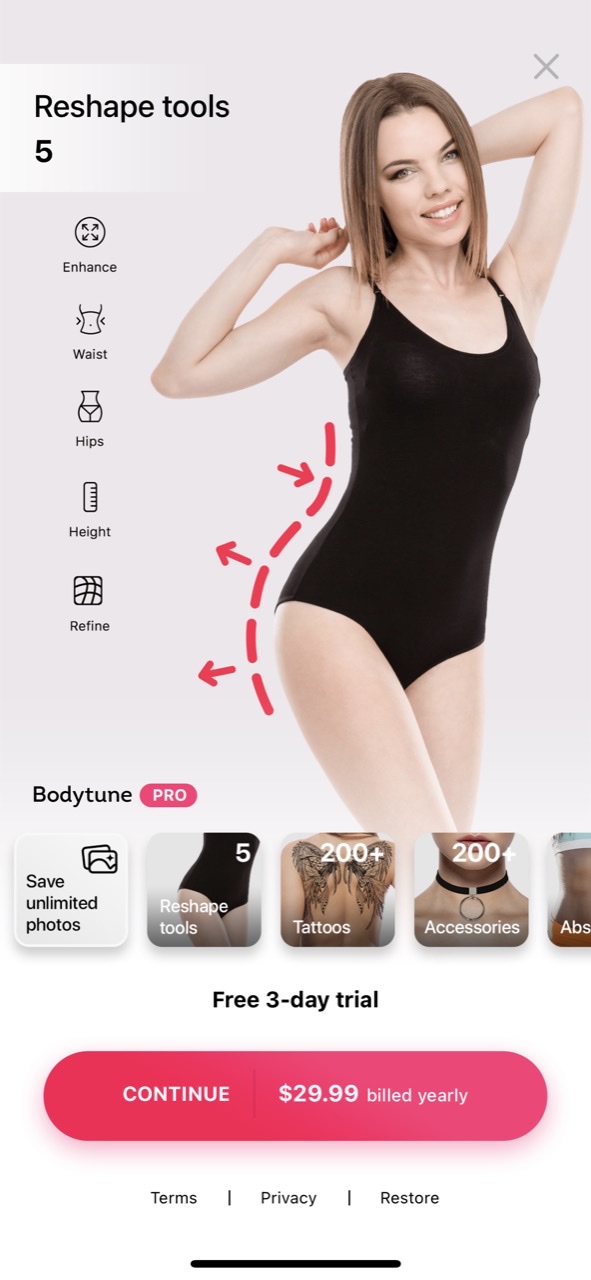 Body Tune - Face Photo Editor