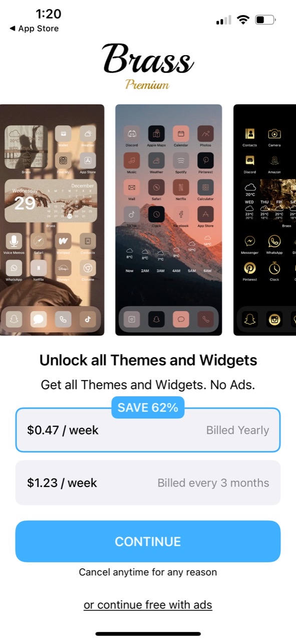 Brass - Icon Themes & Widgets