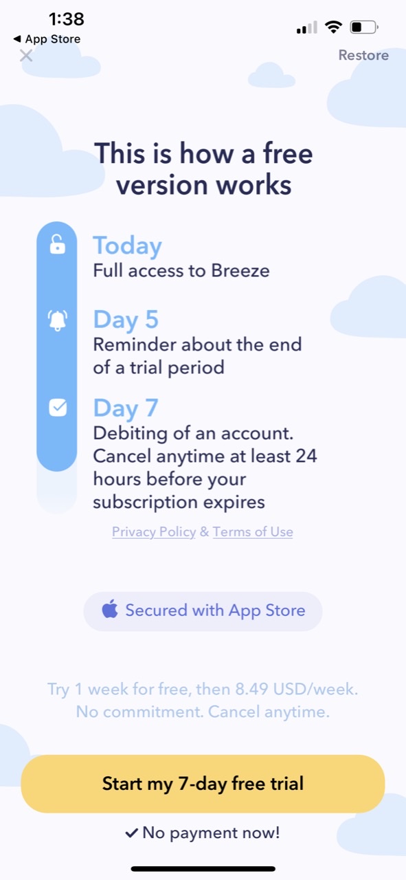 Breeze: Start Self-Discovery