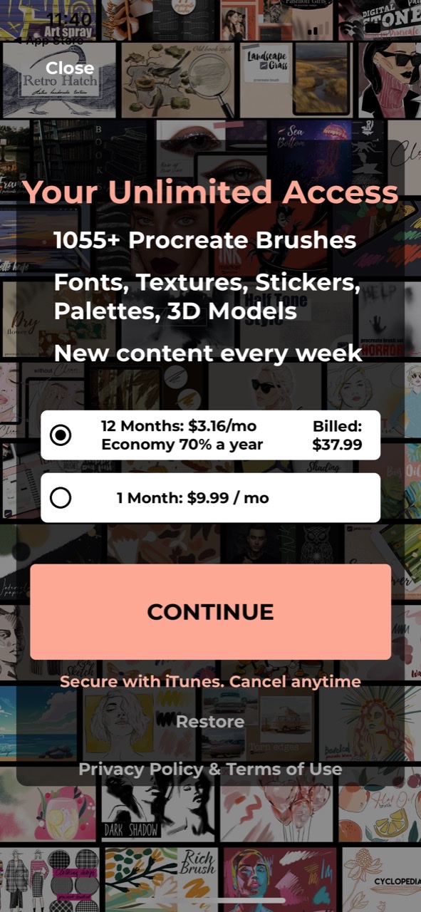 Brushes for Procreate