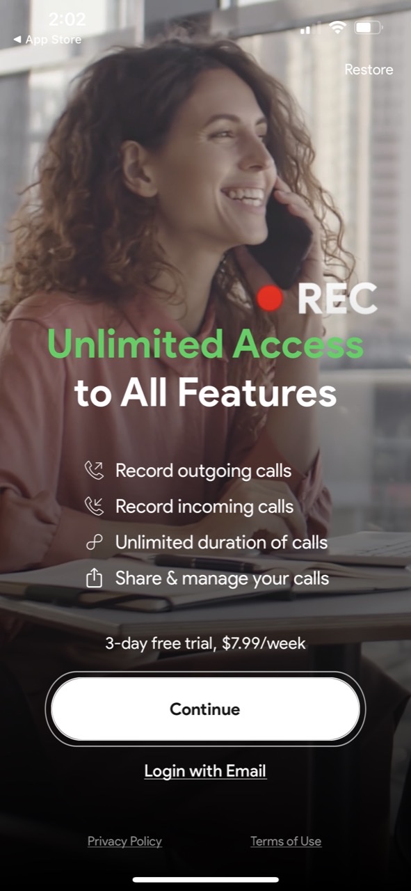 Call Recorder for iPhone.