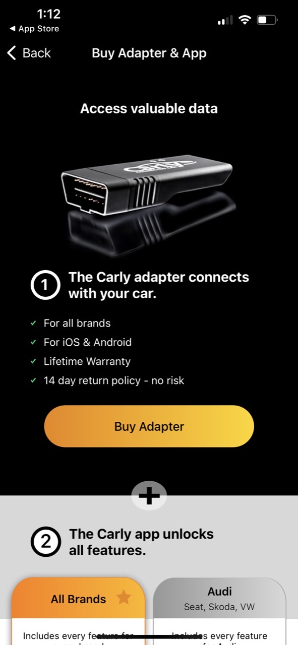 Carly — OBD2 car scanner