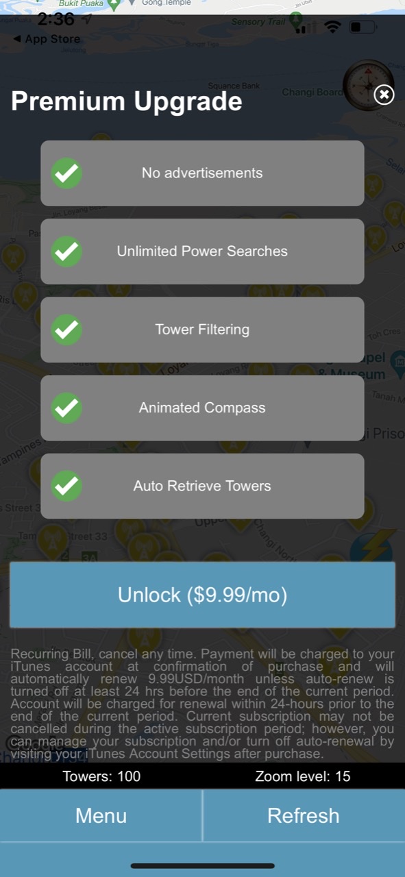 Cellular Network Signal Finder