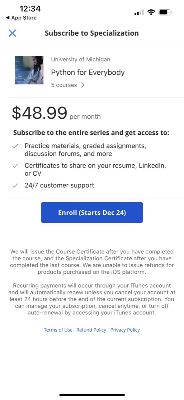 Coursera: Grow your career