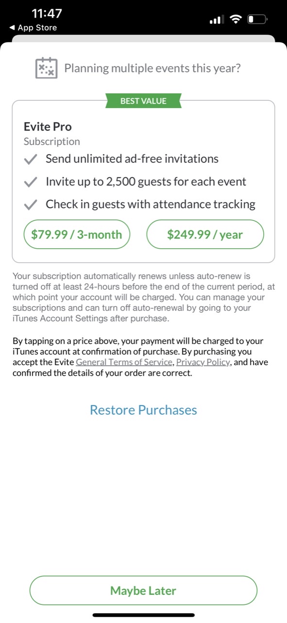 Evite: Party Invitation Maker