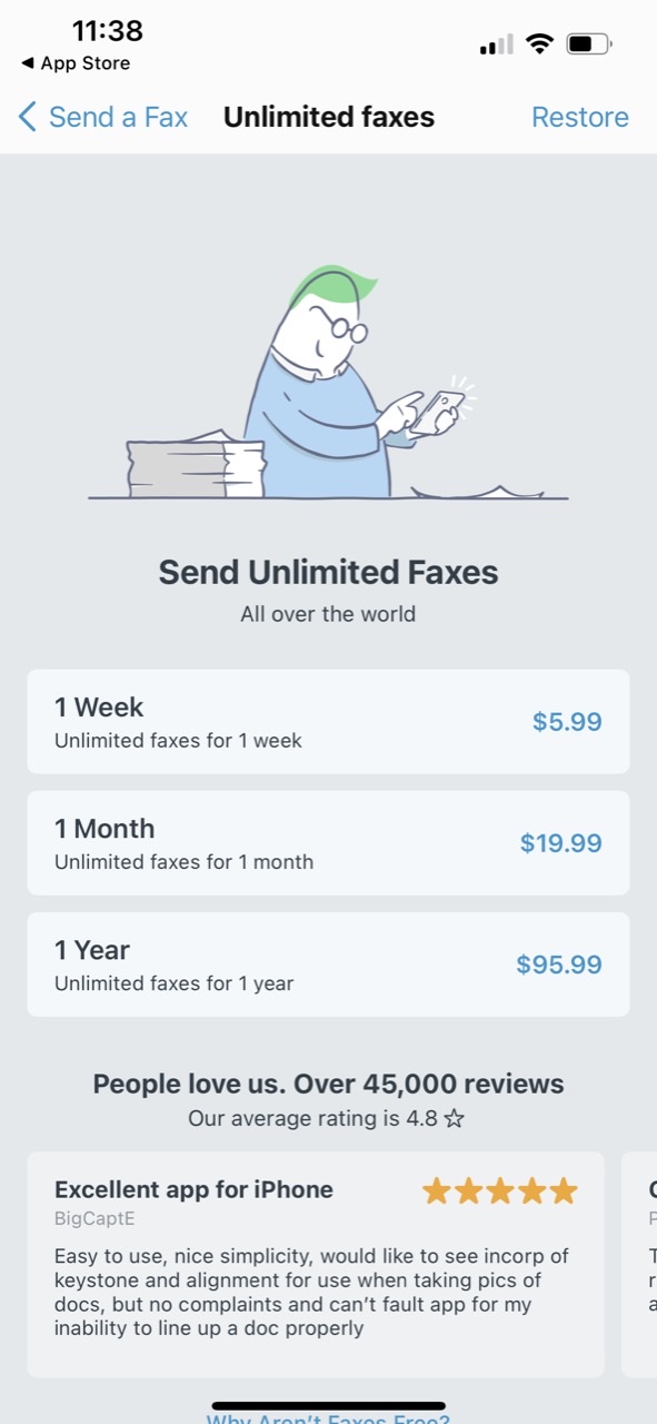 FAX for iPhone: Send & Receive
