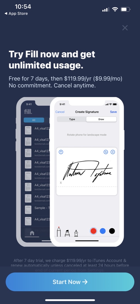 Fill and Sign e Signature App