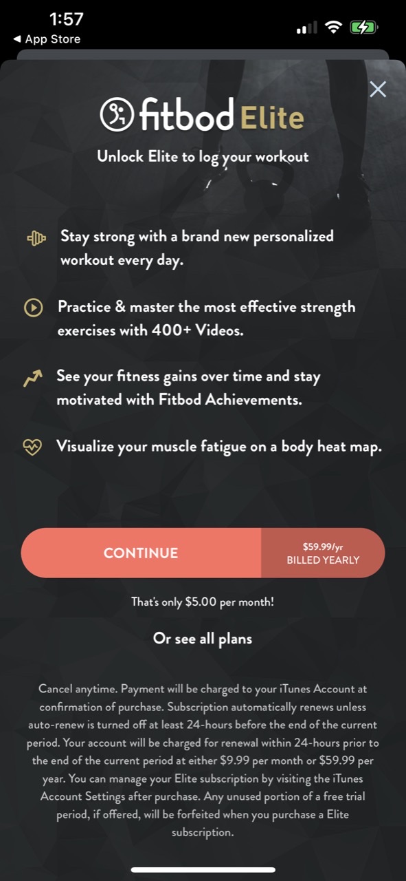 Fitbod: Gym & Fitness Planner