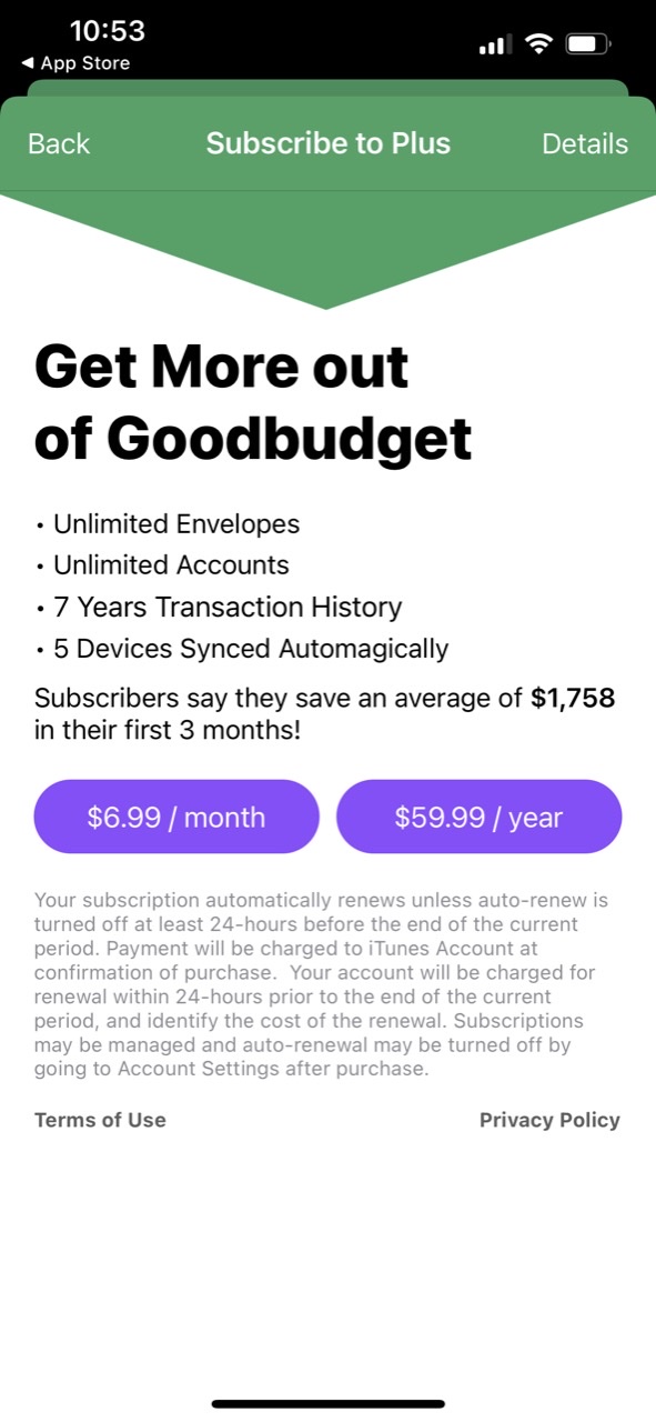 Goodbudget Budget Planner