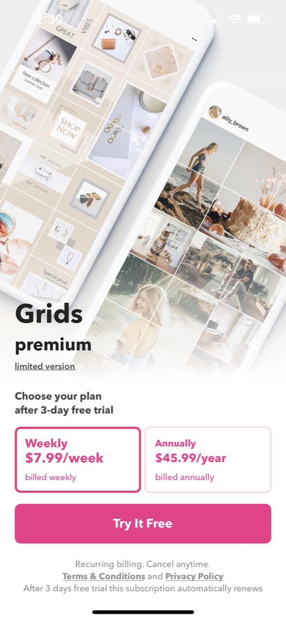 GRIDS Post maker for Instagram