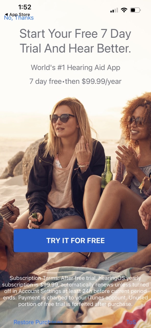 hearingOS - Hearing Aid App