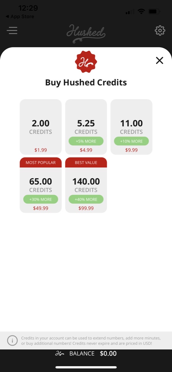 Hushed: US Second Phone Number