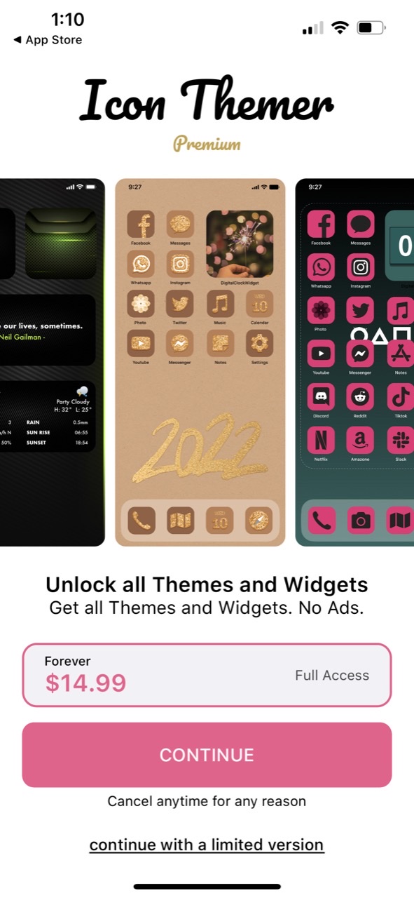 Icon Themer: Asthetic Themekit