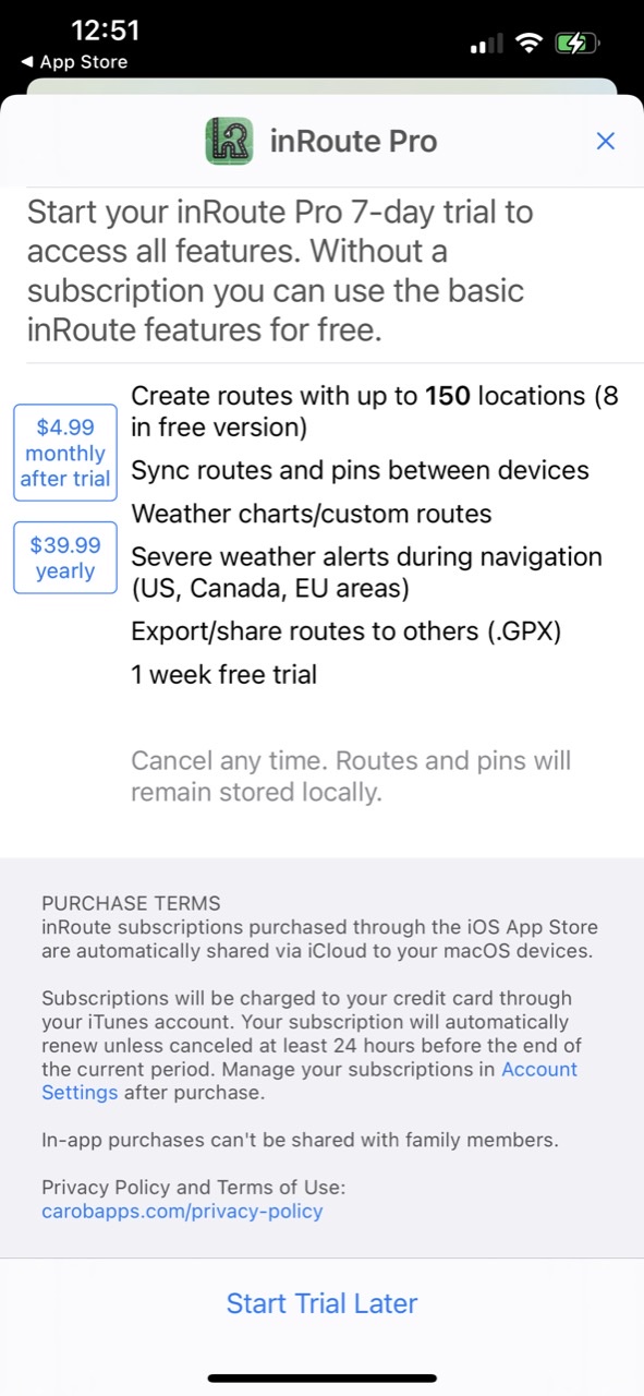 inRoute - Intelligent Routing