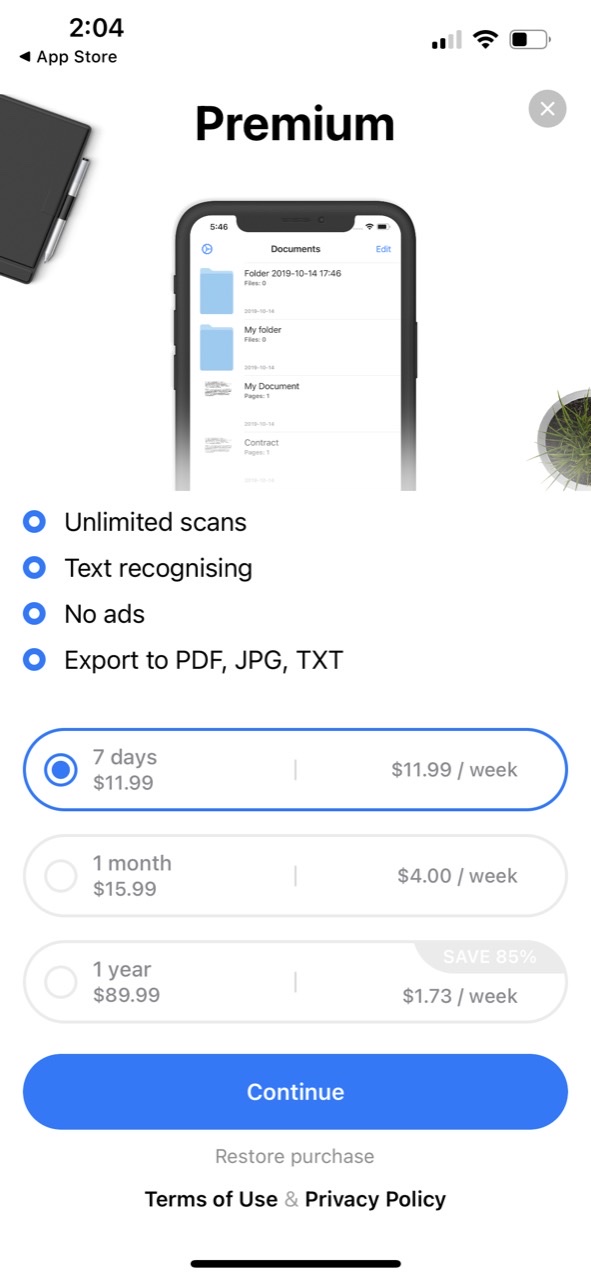 iScan - PDF & Document Scanner