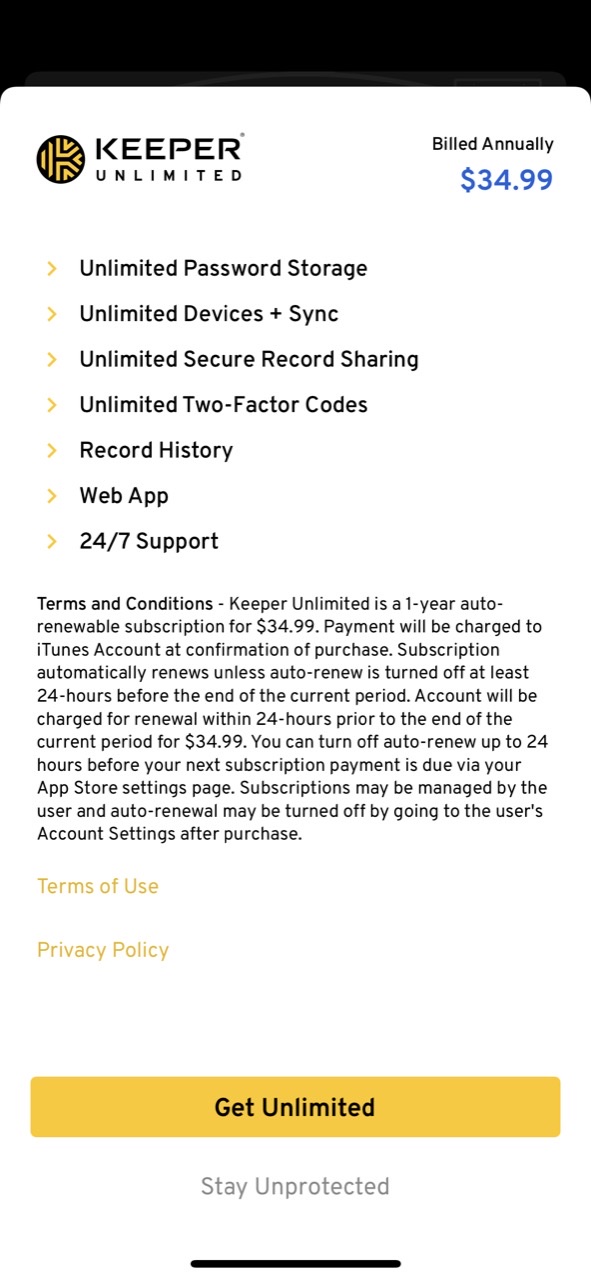 Keeper Password Manager