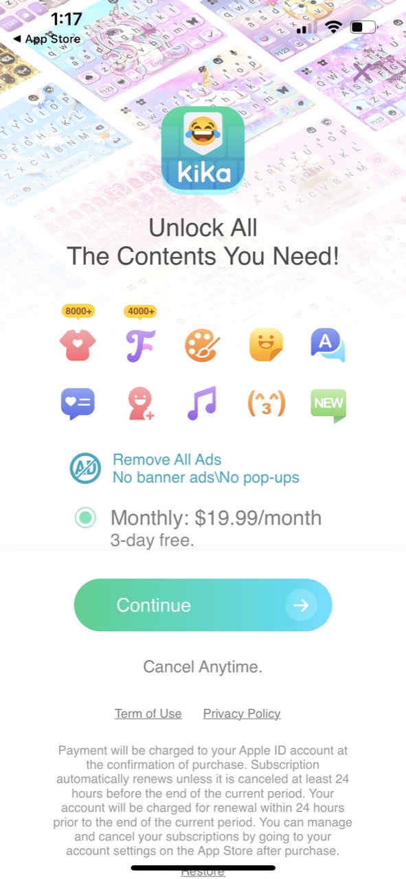 Kika Keyboard: Custom Themes