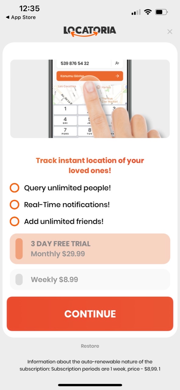 Locatoria - Find Location