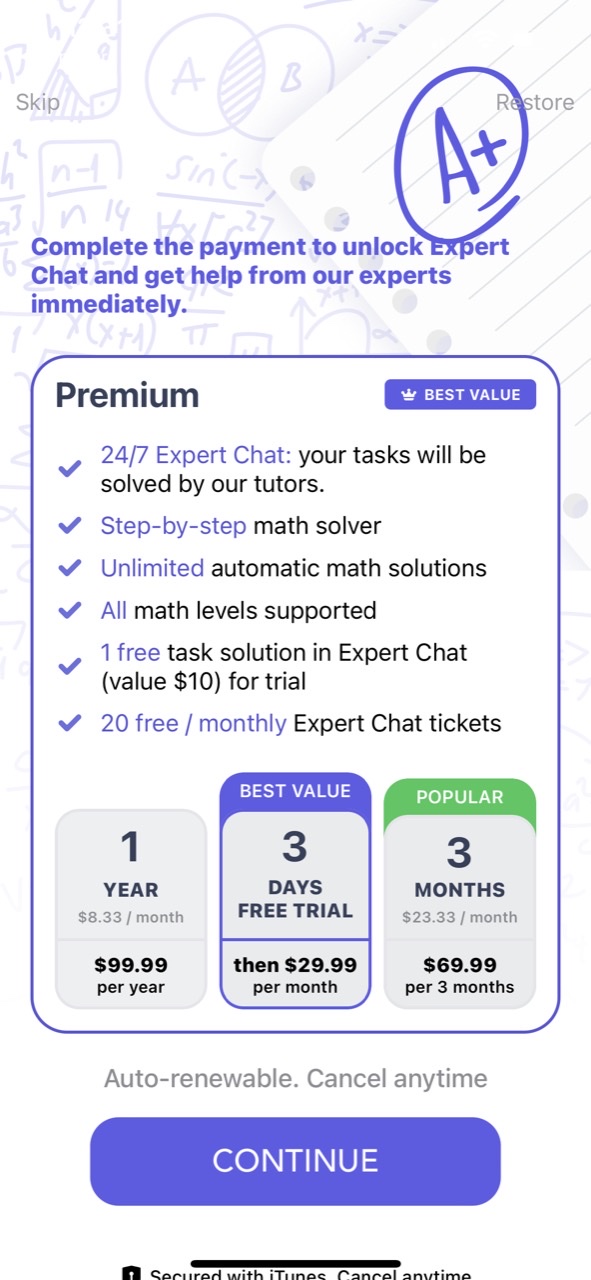MathMaster: Math Solver & Help
