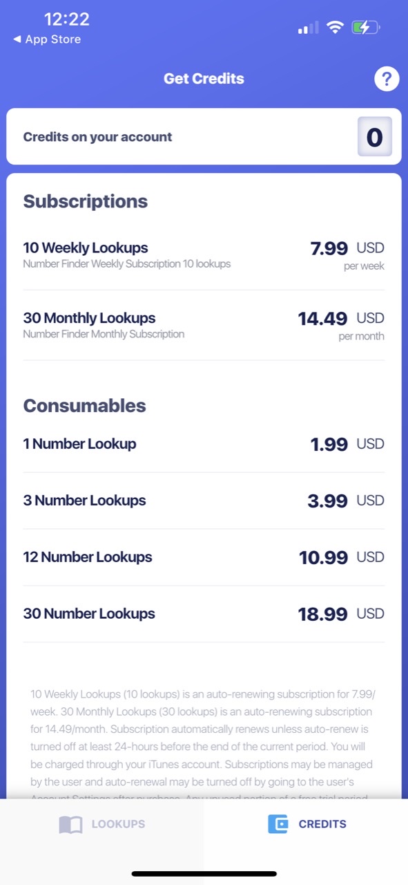 Number Finder: Caller ID Book