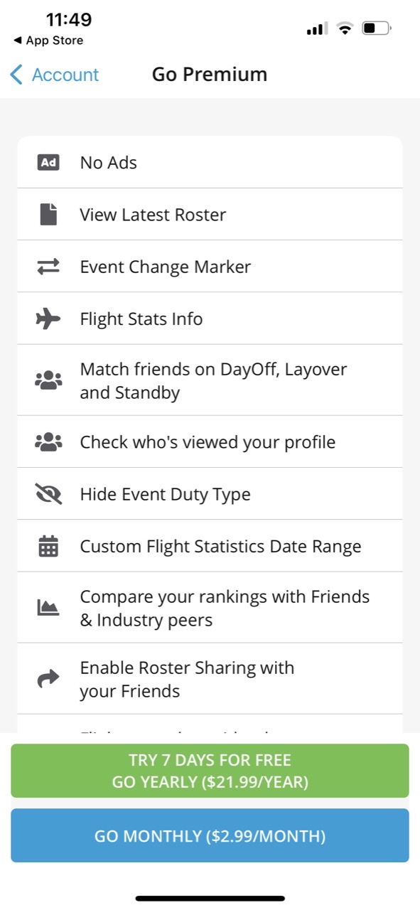RosterBuster Crew App