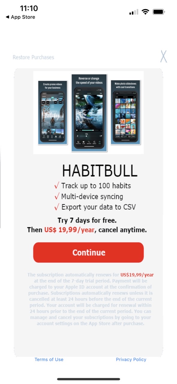 Habit-Bull: Daily Goal Planner