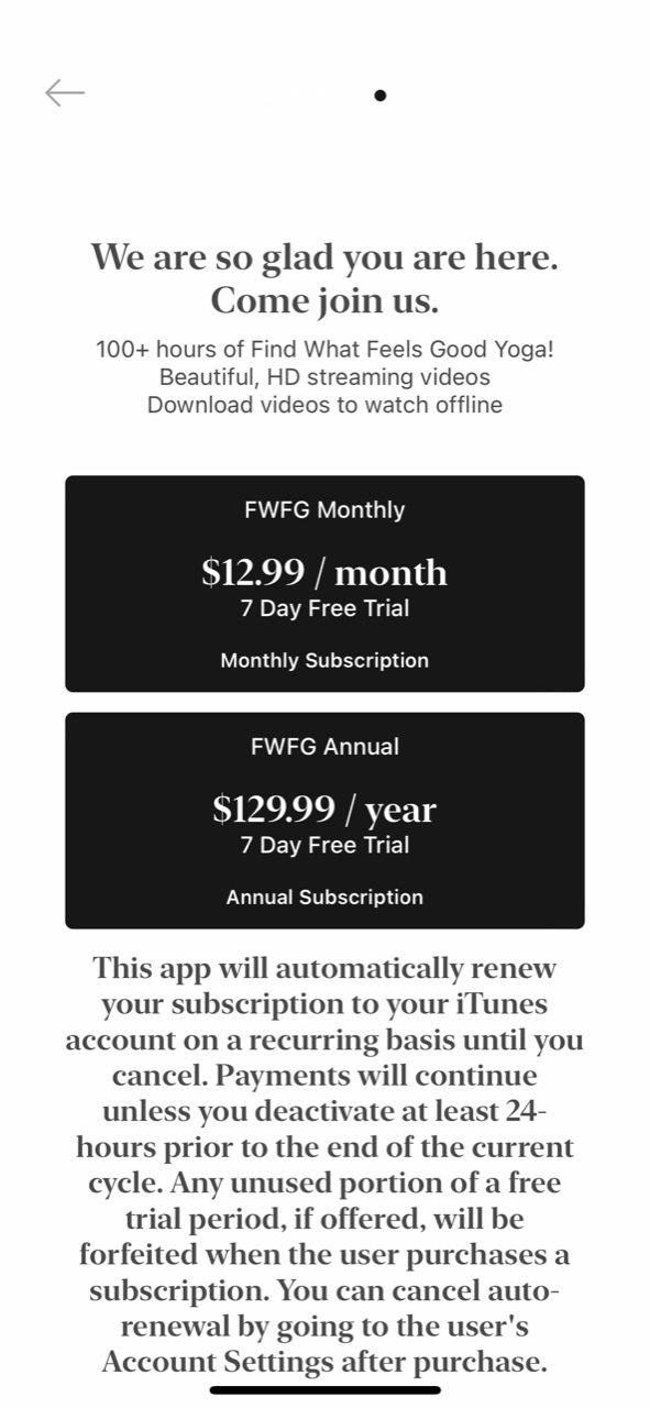 Find What Feels Good Yoga