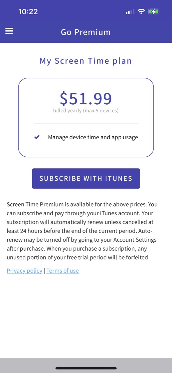 Screen Time Parental Control