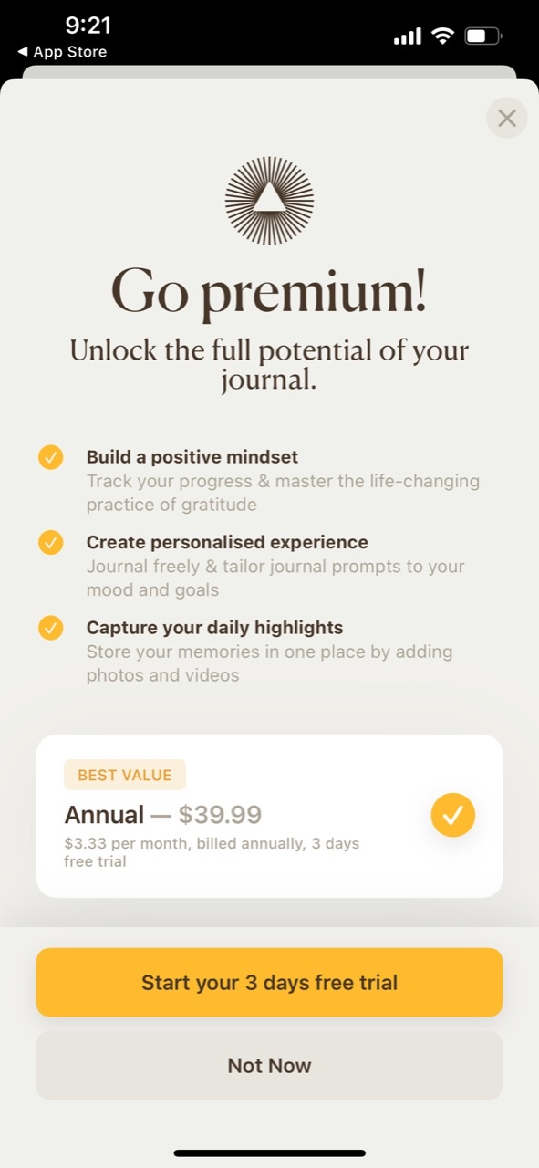 5 Minute Journal・Self-Care