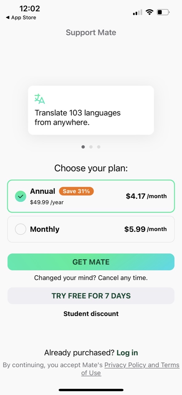 Language Translator by Mate