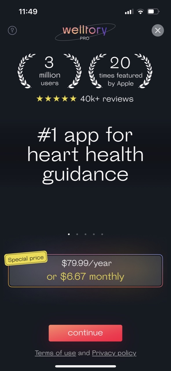 Welltory: Heart Rate Monitor