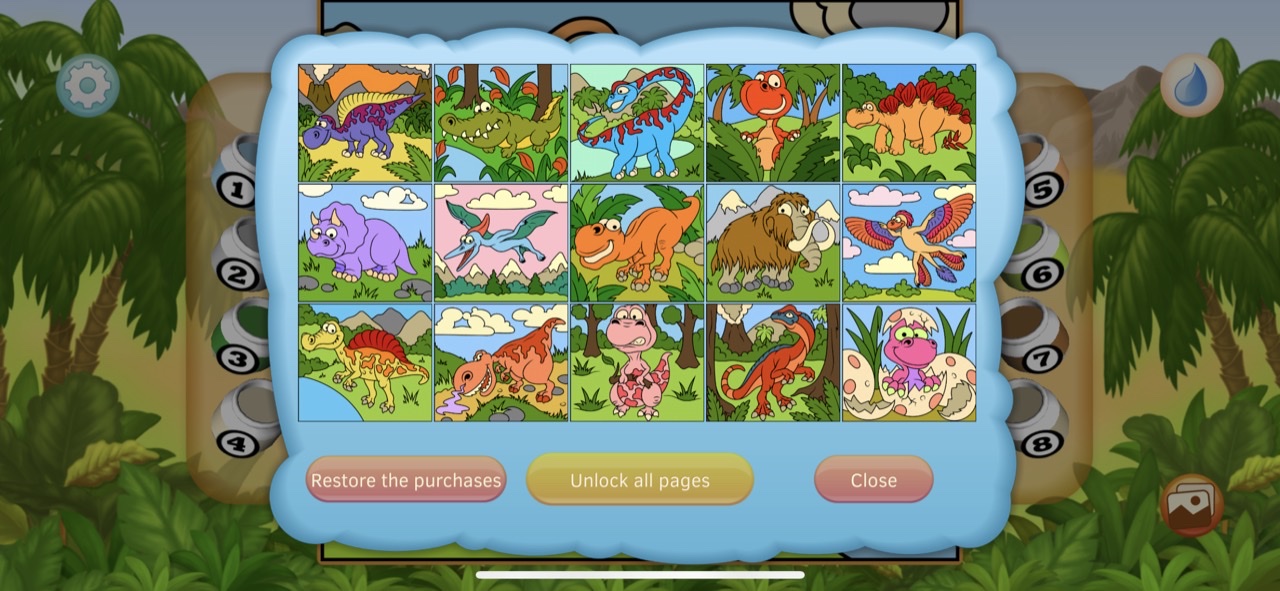 Paint by Numbers - Dinosaurs