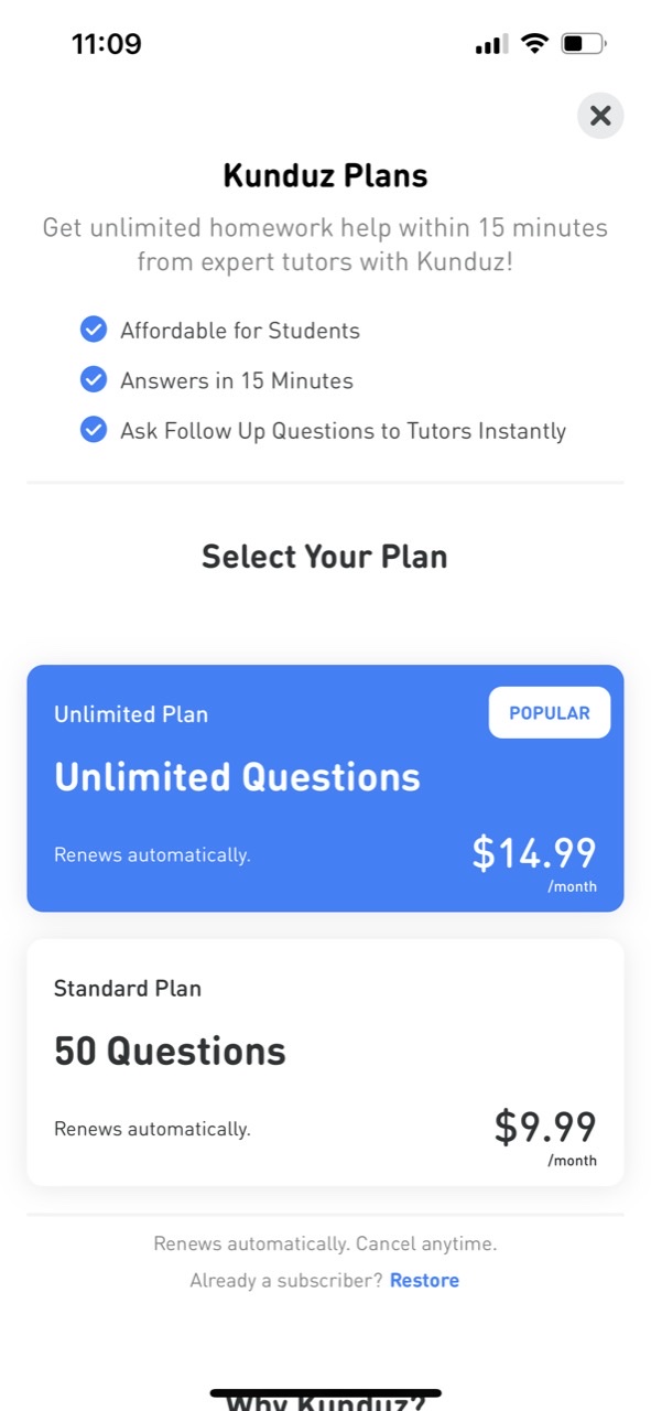 Kunduz: Elevate Student Scores