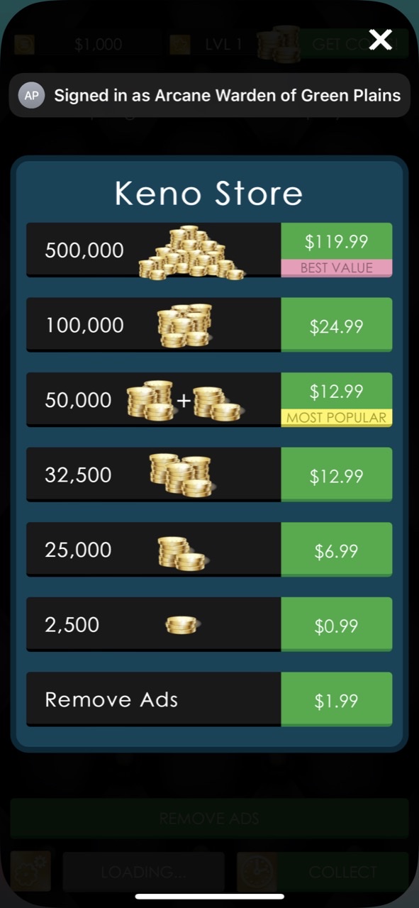 Keno Empire