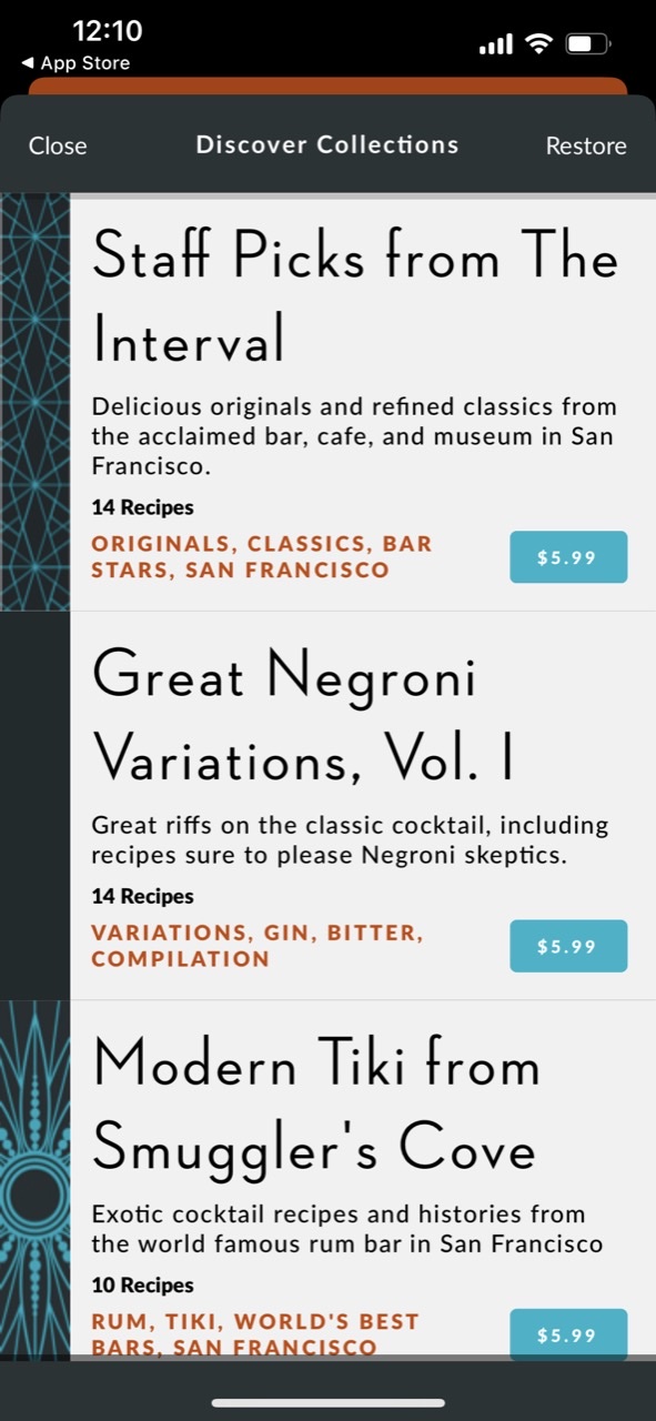 Elemental Cocktails