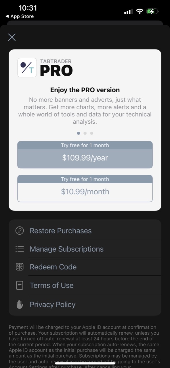 TabTrader - crypto terminal