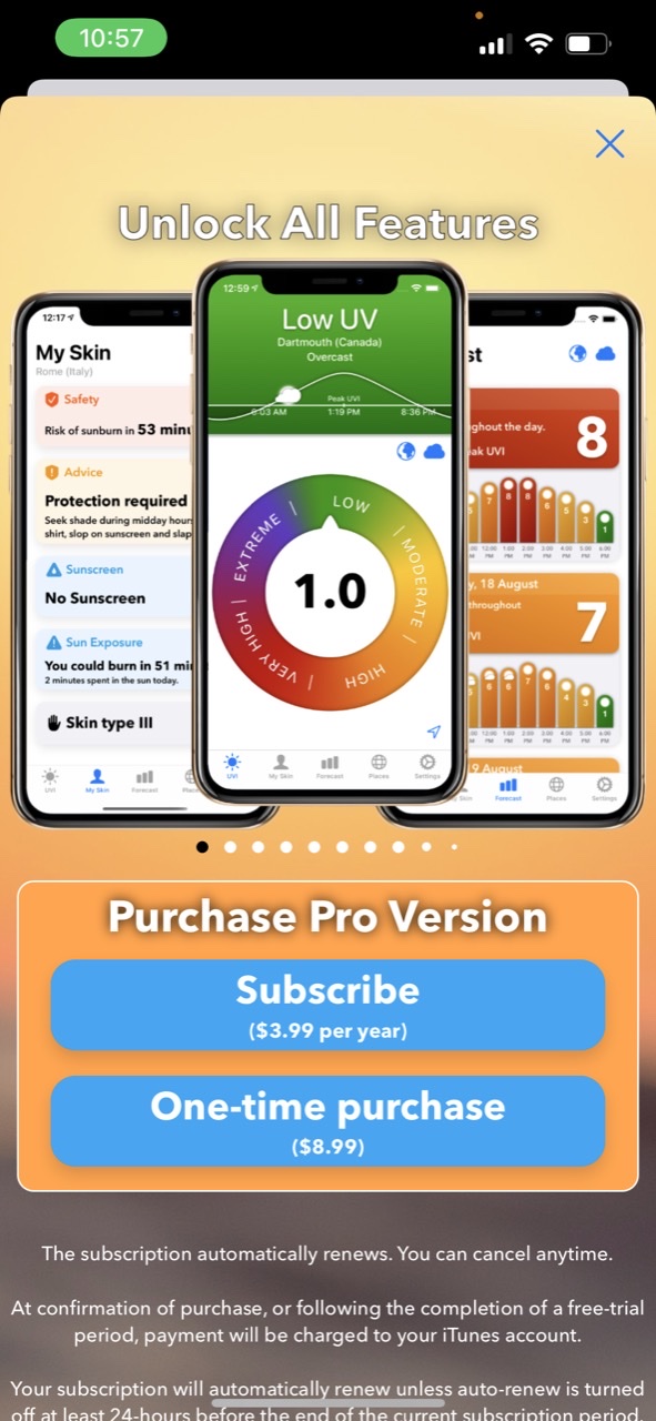 UV Index Widget - Worldwide