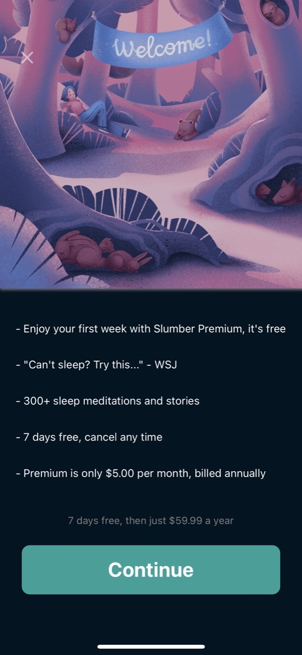 Slumber: calm stories & sleep