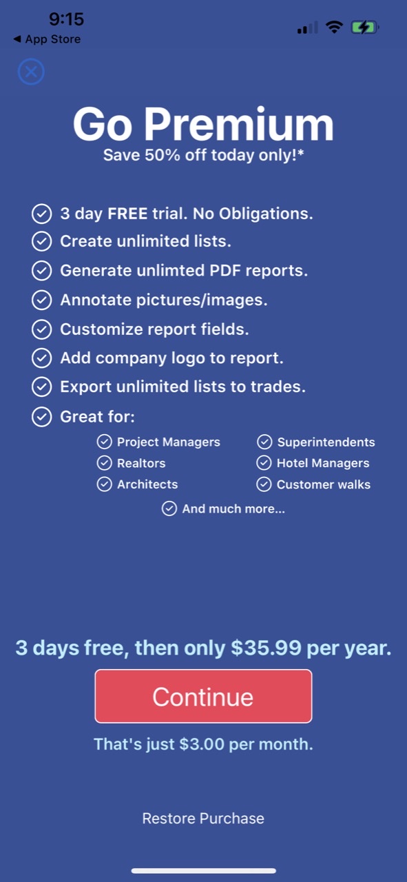 Punch List & Site Audit Report